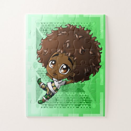 Cute African American Boy Jigsaw Puzzle