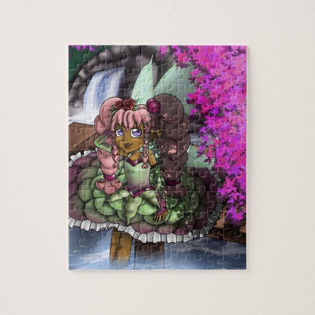 Cute African American Fairy Jigsaw Puzzle (Vertical)