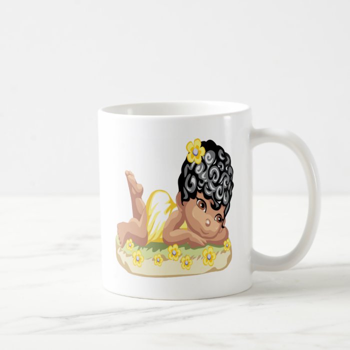 Cute African American Girl Coffee Mugs