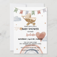 Cute African american girls baby shower