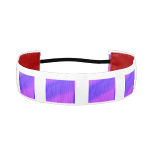 Cute African Art Purple and Blue Mom's Athletic Headband