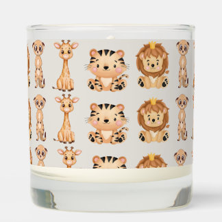 Cute African Wild Animals Scented Candle