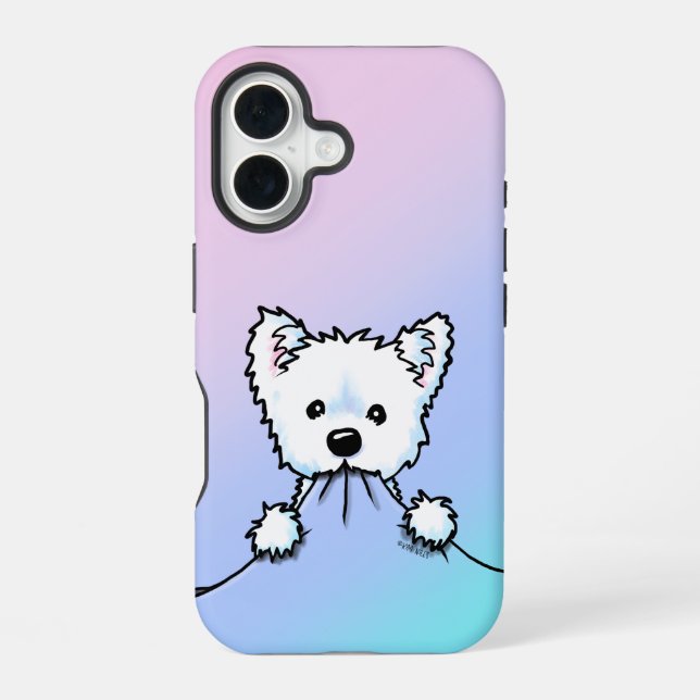 Cute Aggression Westie  iPhone Case (Back)