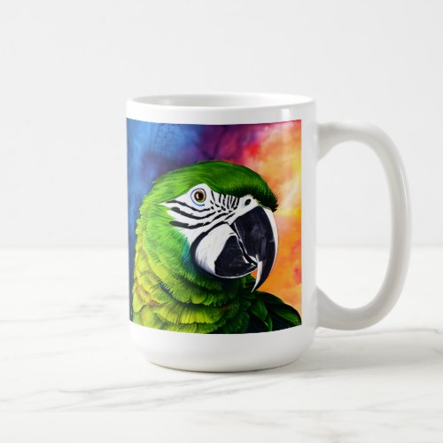 Cute AI Generated Parrots Coffee Mug