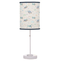 Cute Aircraft Pattern Boy's Room Table Lamp