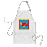 Cute Airplane Transportation Theme Kids Gifts Adult Apron at Zazzle