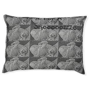 Cute akita face sleeping with loving expression pet bed