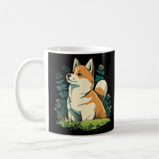 Cute Akita Inu Dog on Akita Inu 1 Coffee Mug