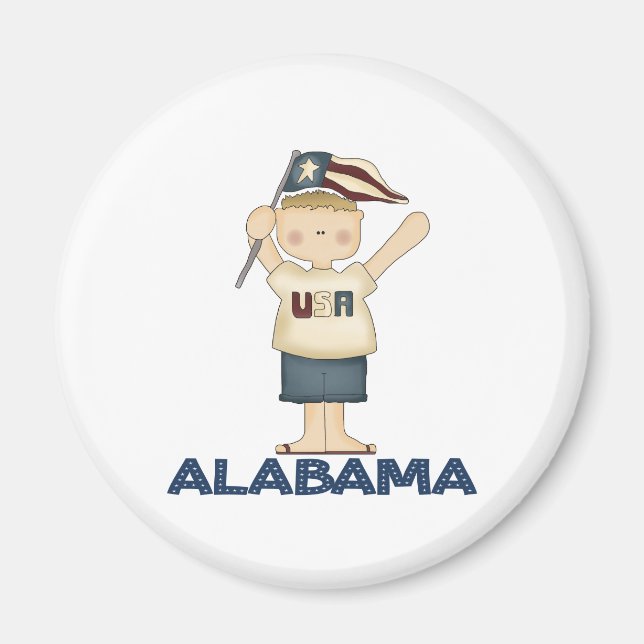 Cute Alabama USA Magnet (Front)