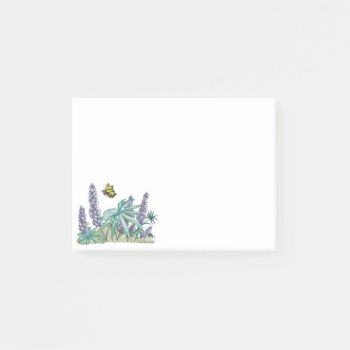 Cute Alaska Lupin Wildflower Post It Notes by ScrdBlueCollectibles at Zazzle
