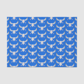 Cute albatross bird flying cartoon illustration tissue paper