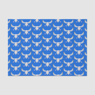 Cute albatross bird flying cartoon illustration tissue paper