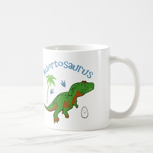Cute Albertosaurus Coffee Mug (Right)
