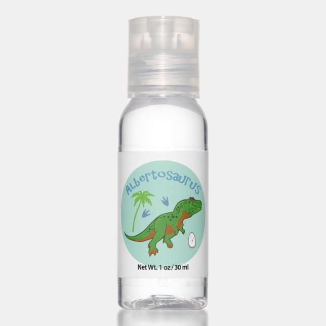 Cute Albertosaurus Hand Sanitizer (Front)