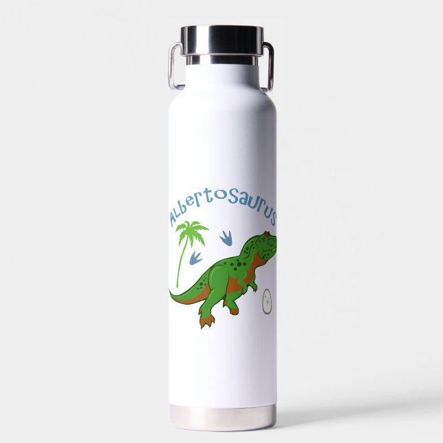 Cute Albertosaurus Water Bottle (Front)