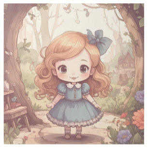Cute Alice Adventures Wonderland Woodland Art
