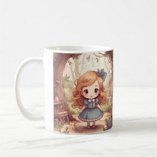 Cute Alice Adventures Wonderland Woodland Art Coffee Mug