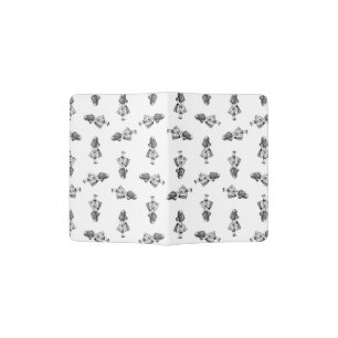 Cute Alice in Wonderland Alice Pattern Passport Holder