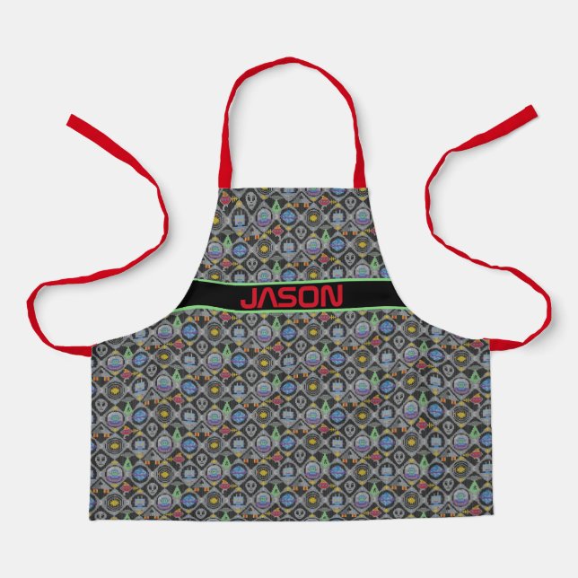  Cute Alien Apron (Front)