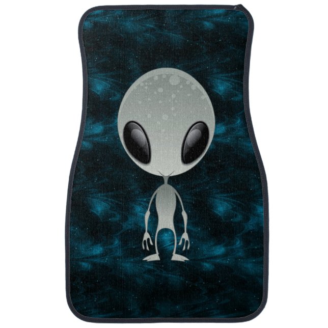 Cute Alien Car Mat (Front)