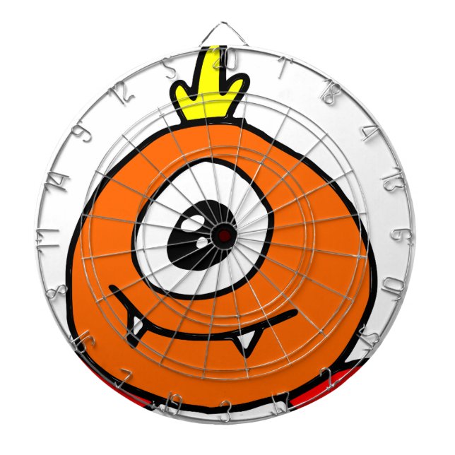 Cute Alien Dart Board (Front)