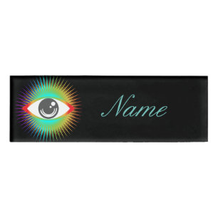 Cute Alien Eye Thunder_Cove Name Tag