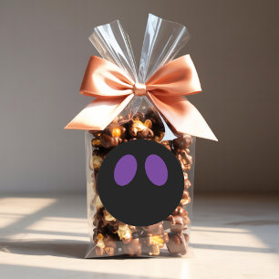 Cute Alien Eyes Halloween Party Favor Sticker