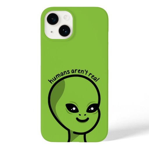 Cute Alien Face Case-Mate iPhone 14 Case