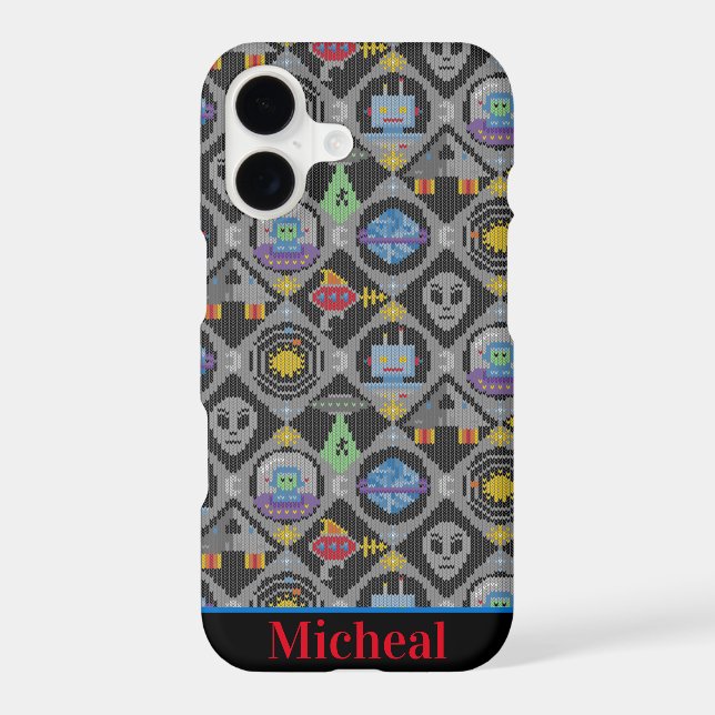 Cute Alien Iphone Case (Back)