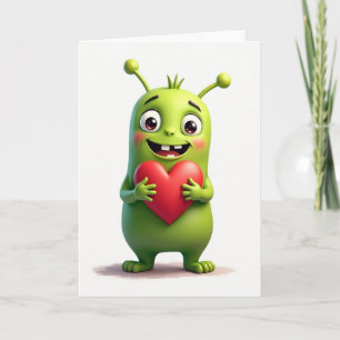 Cute Alien Love Card
