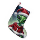 Cute Alien Santa Claus