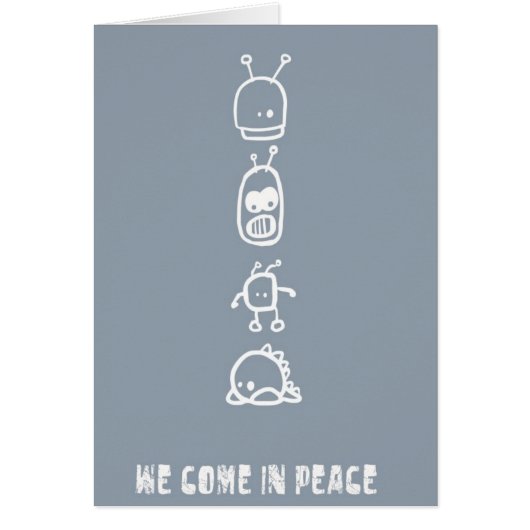 Cute Aliens Cards (Front)