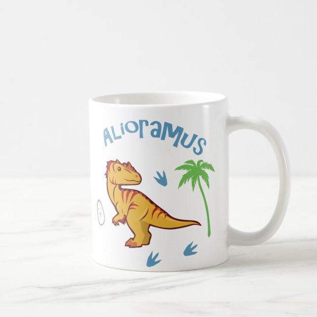 Cute Alioramus Coffee Mug (Right)