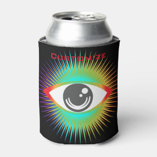 Cute All-seeing Alien Eye Thunder_Cove Can Cooler
