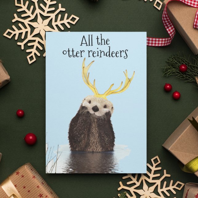 Cute All the Otter Reindeers Cute Holiday (Creator Uploaded)