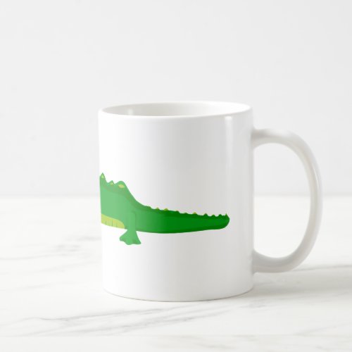 Cute alligator coffee mug