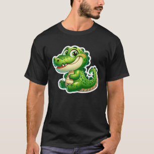 Cute Alligator Design T-Shirt