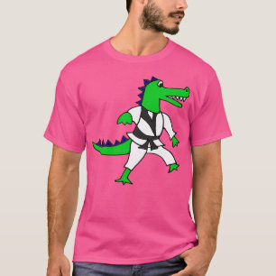 Cute Alligator Doing Karate T-Shirt