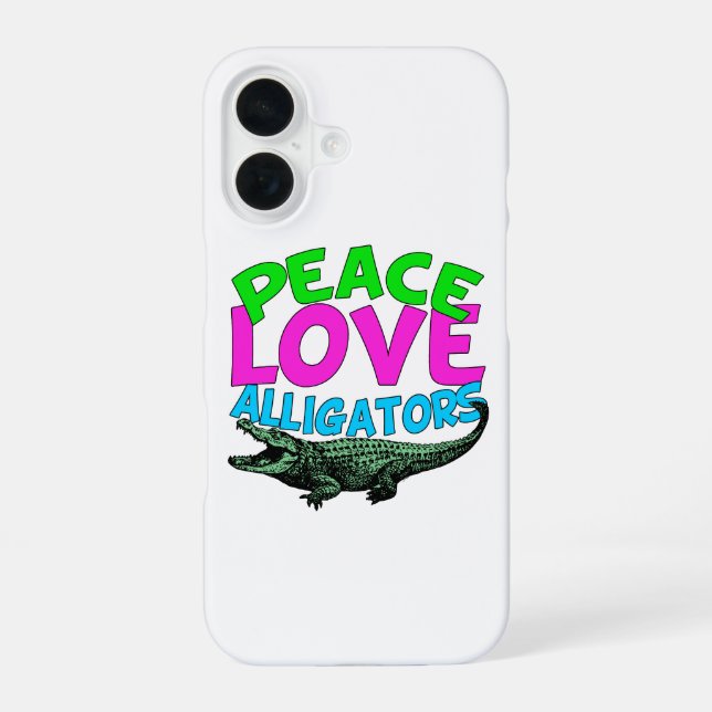 Cute Alligator Iphone Case (Back)