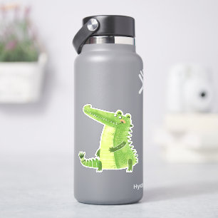 Cute alligator sticker
