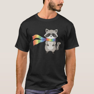 Cute Ally Raccoon   Love Is Love Inclusive Pride  T-Shirt