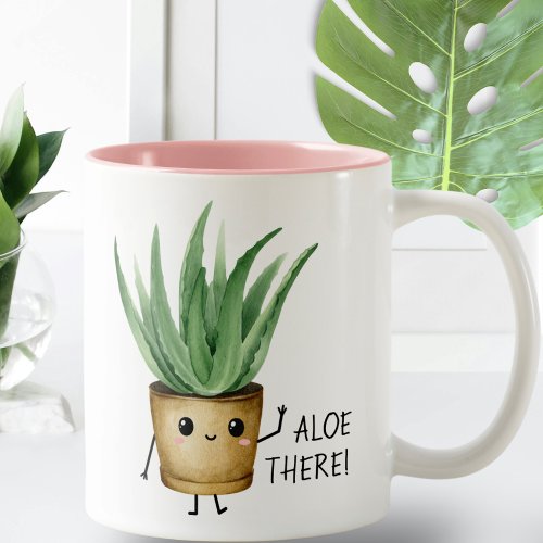 Cute Aloe There Plant Lover Mug