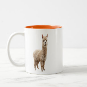 Cute Alpaca Coffee Mug Adorable Llama Two Tone