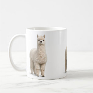 Cute Alpaca Coffee Mug   Kawaii Llama Animal Gift