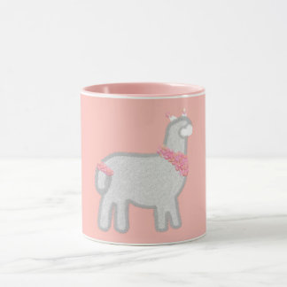 Cute Alpaca Fiesta party bubbles Mug