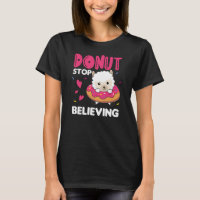 Cute Alpaca Funny Animals In Donut Pink