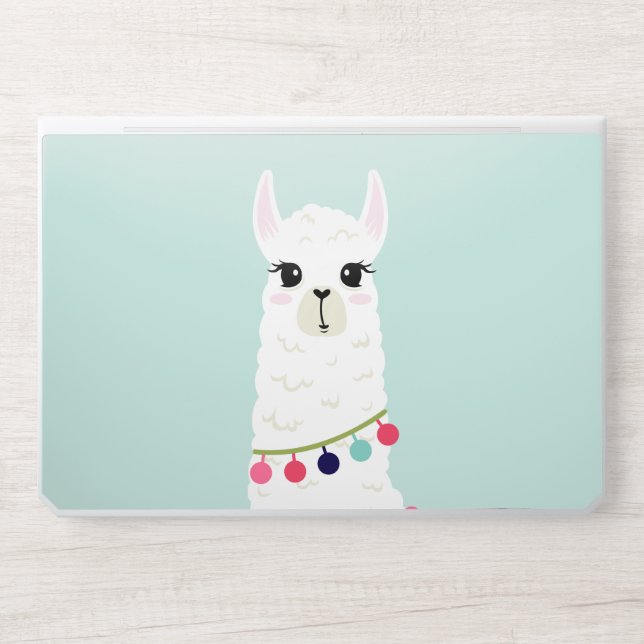 Cute Alpaca HP Laptop Skin (Front)