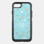 Cute Alpaca Llama Cactus Pattern OtterBox Commuter iPhone SE/8/7 Case