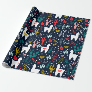 Cute Alpaca Wrapping Paper
