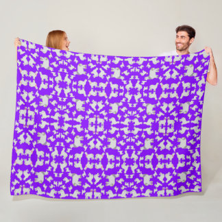 Cute Alpacas with glitter bubbles flowers fun Fleece Blanket